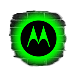 green motorola logo png image