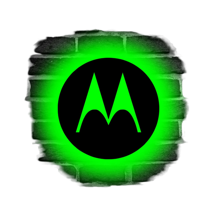 green motorola logo png image