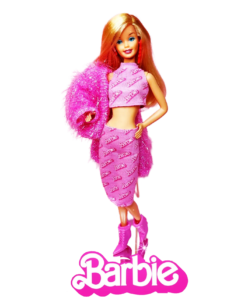 pink barbie png image