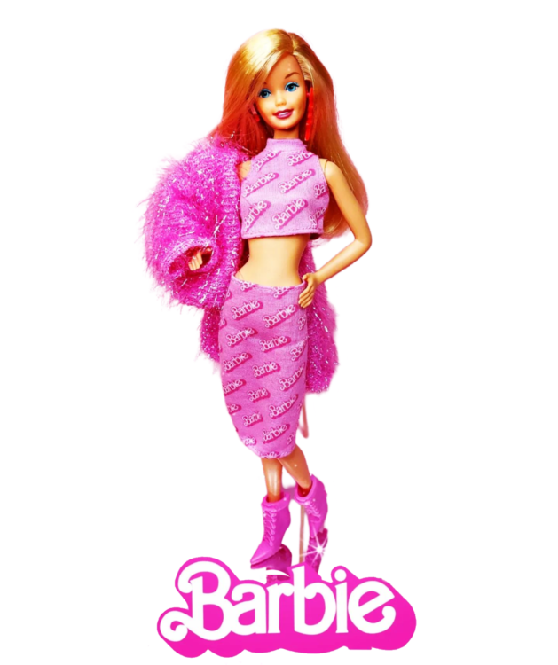 pink barbie png image