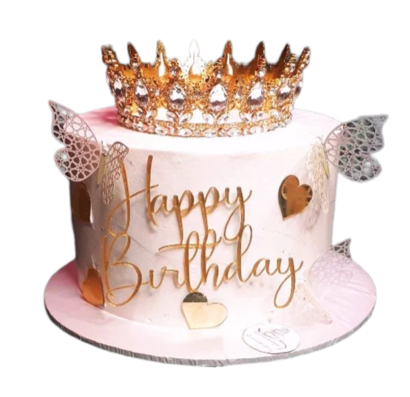 pink birthday cake png image