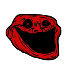 red troll face png image