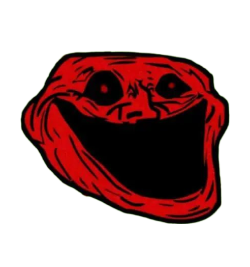 red troll face png image