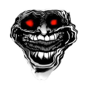 scary troll face png photo