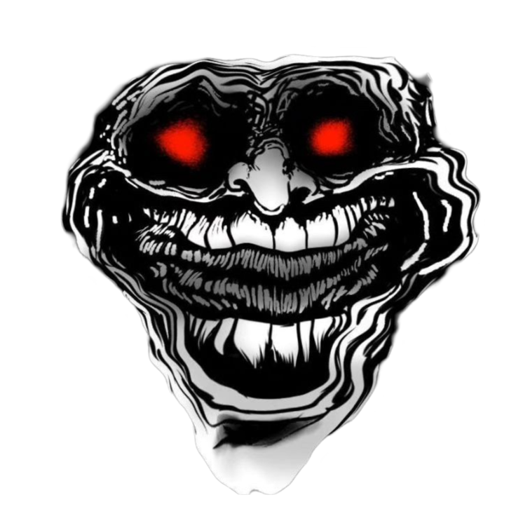 Troll Face Custom Vinyl Decal Sticker – For Car Window, Laptop, Boat – TF-01