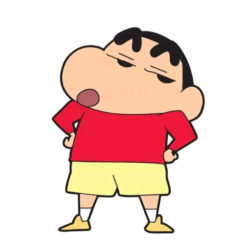 original old shinchan png photo