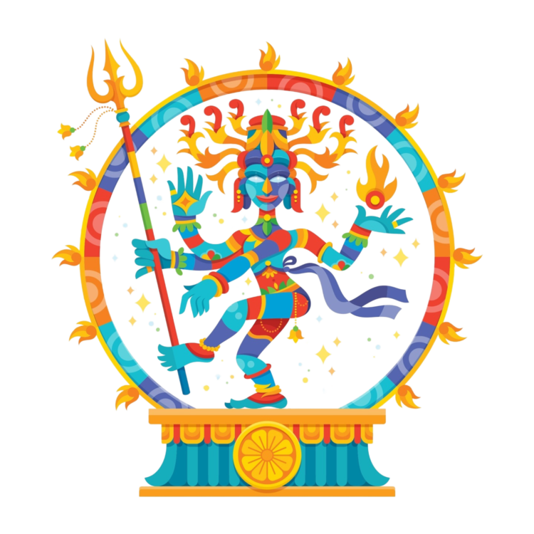 shiva nataraja vector png image