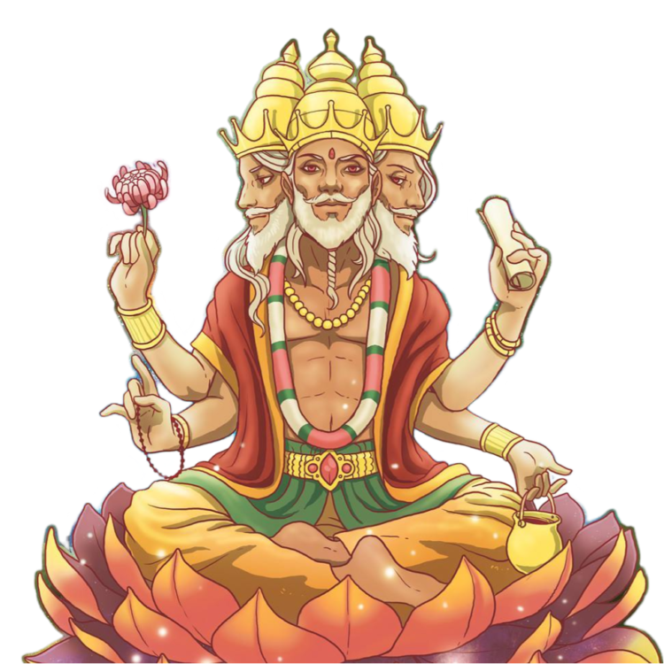 transparent lord brahma png image