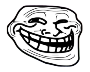 This high quality free PNG image without any background is about troll face png image.