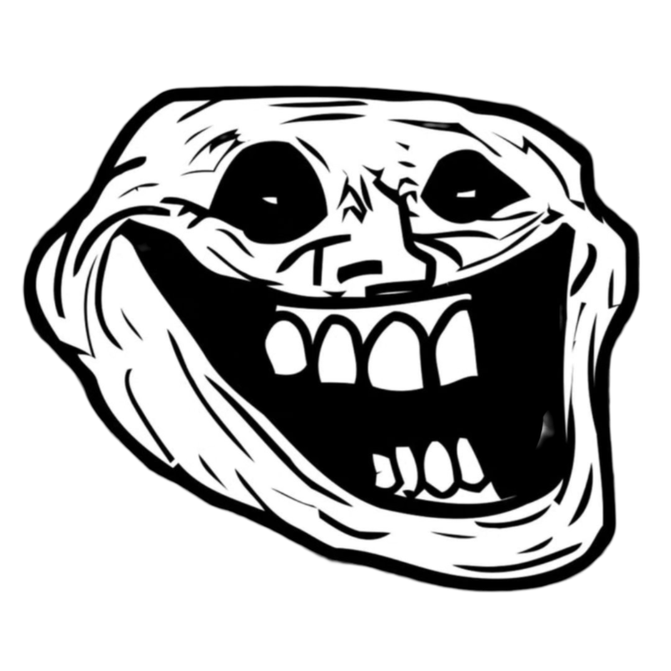 troll face png no background image