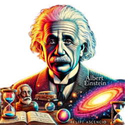 Albert Einstein png cartoon image