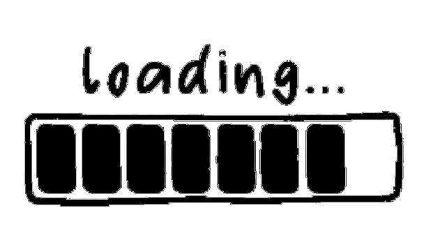 Black loading png image