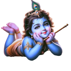 Cute bhagwan little krishna png image