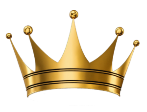 Gold King crown png image