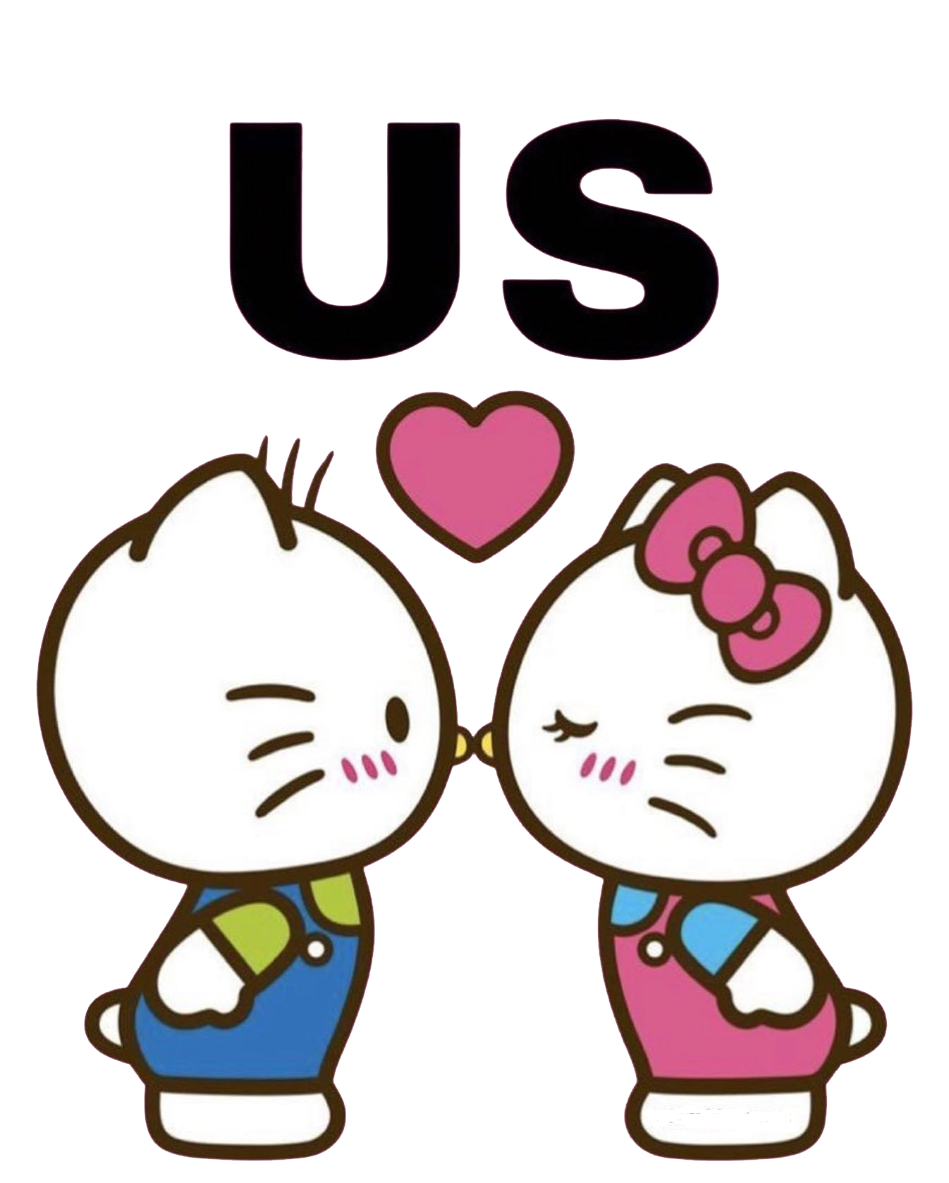 Love Us Hello Kitty Png Transparent Photo
