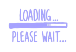 Purple loading png image