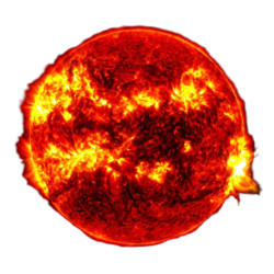 Red Sun png image free