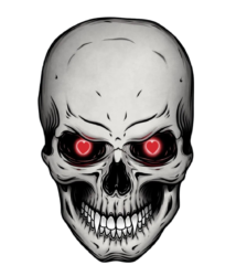 Scary Skull png image free download