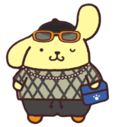 Stylish cute pompompurin png image