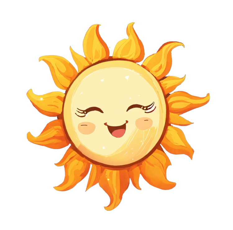 cartoon sun png image download