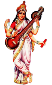 goddess maa saraswati png pic