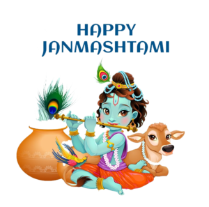 happy janmashtami png photo