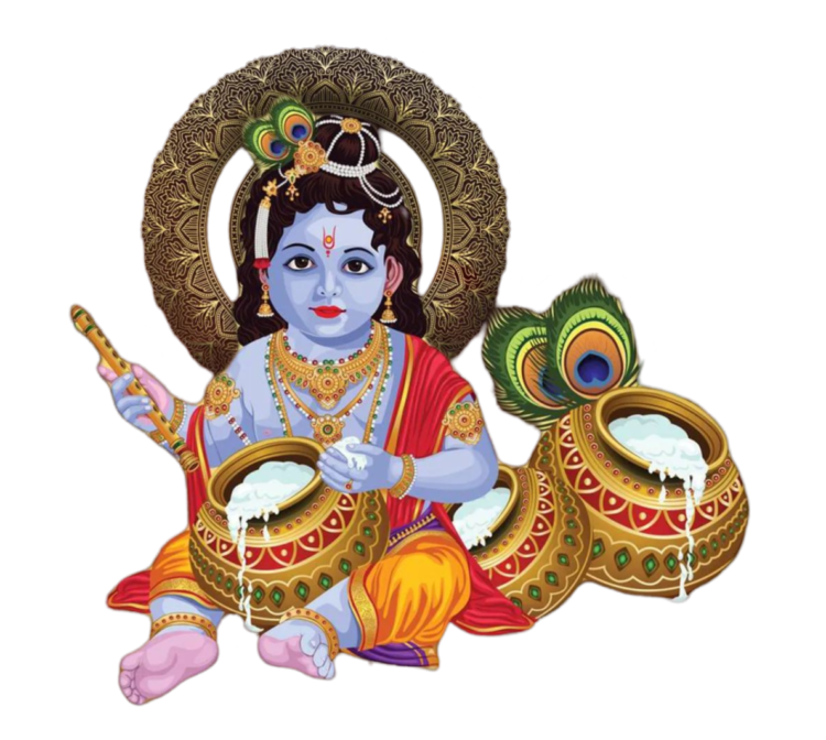 krishna janmashtami png clipart