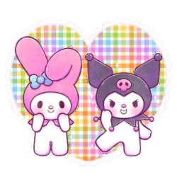 kuromi and my melody png image