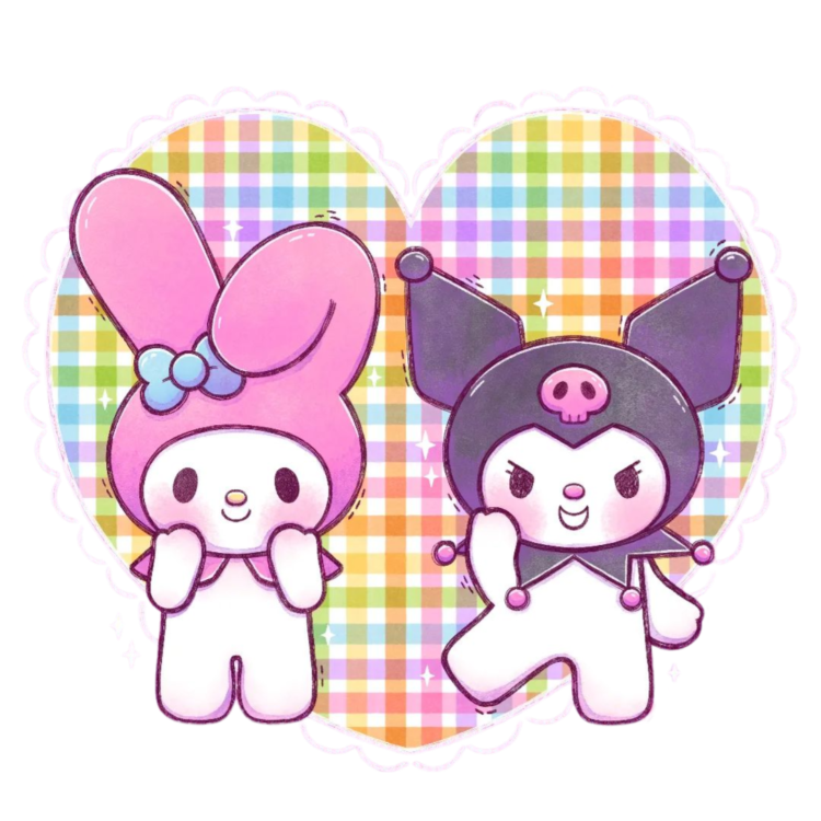 kuromi and my melody png image