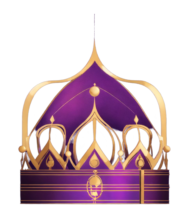 purple crown PNG hd free download