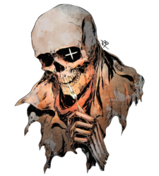 realistic skull png image