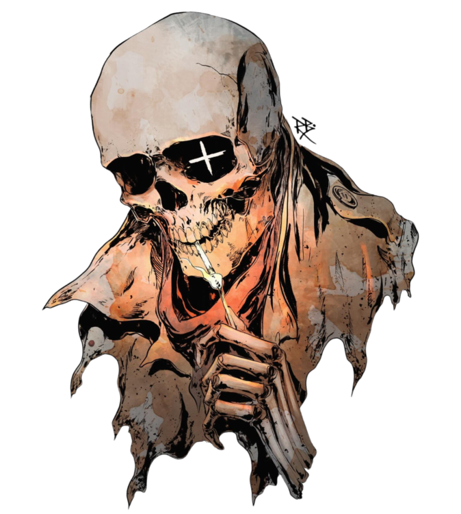 realistic skull png image