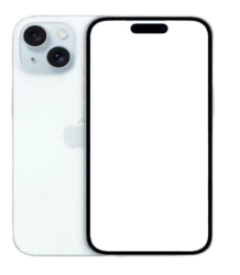 white iphone png frame image