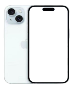 white iphone png frame image