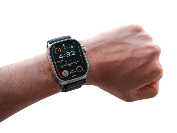 Arm with apple watch png image