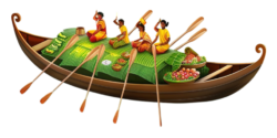 Beautiful Boat Onam Png image