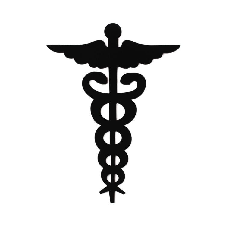 3d Black Doctor Png Logo image