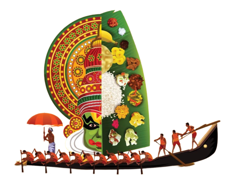 Creative Boat Onam Png image