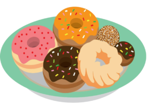 Donut png transparent image