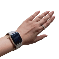 Girl arm with apple watch png image