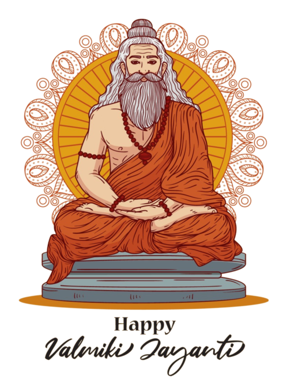 Happy Valmiki Jayanti Png cutout free