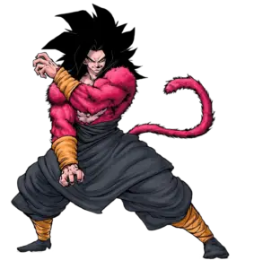 Red Goku Png image