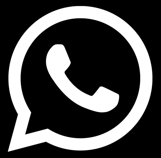 Black Whatsapp PNG image