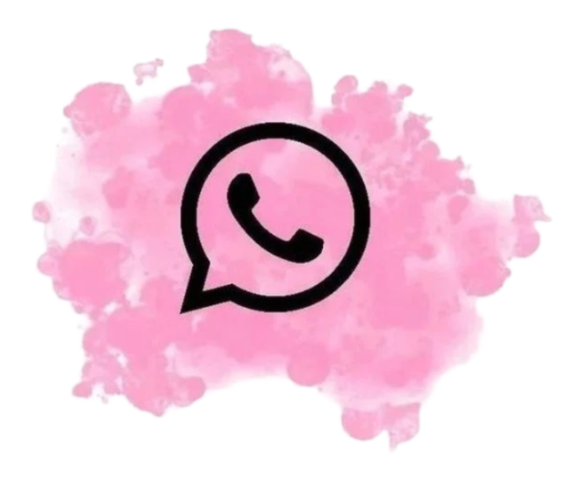 Pink Whatsapp PNG image download