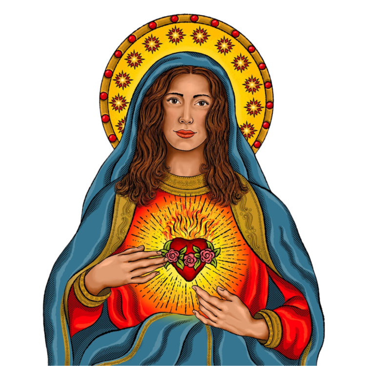 God Mother Mary Png Transparent Image