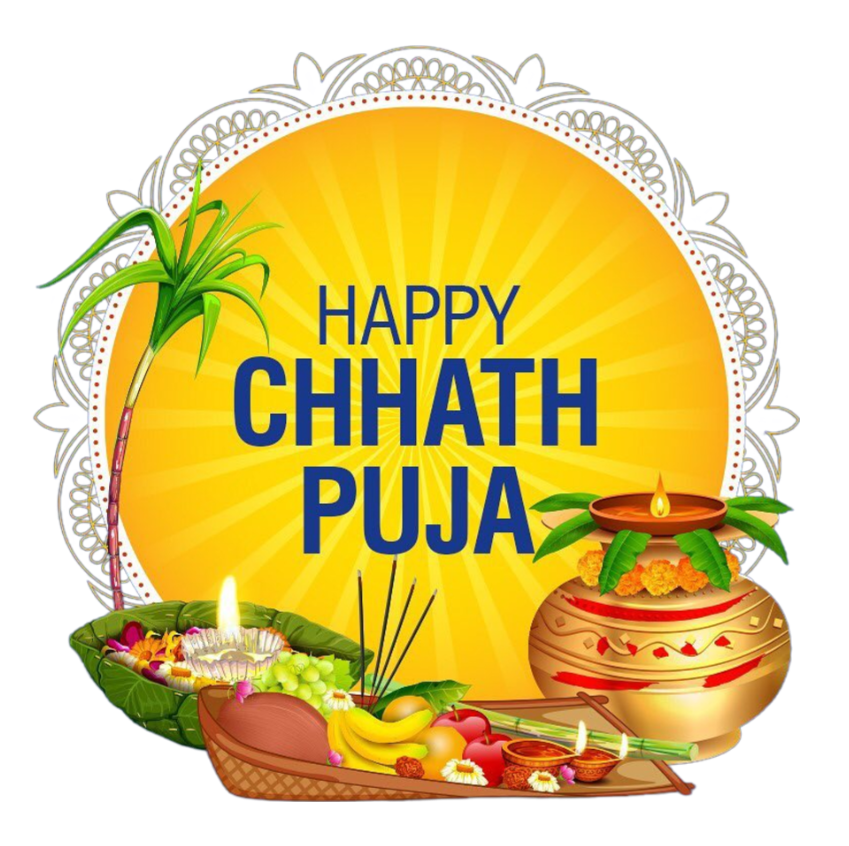 Happy Chhath Puja Png Cutout Image