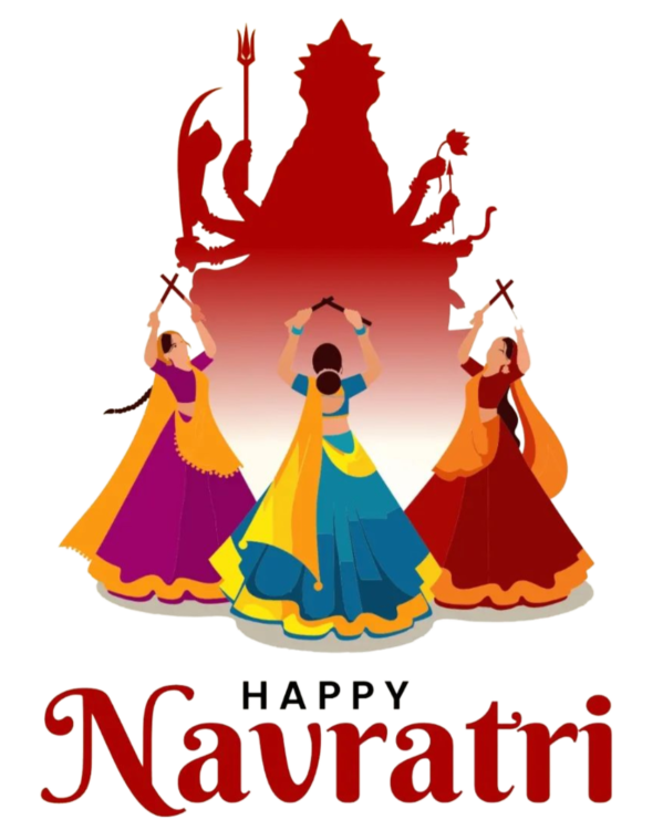 Happy Navratri Png Image HD free