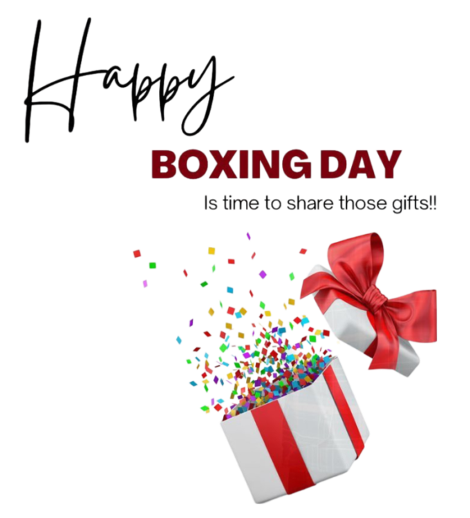 Happy Boxing Day Png Transparent Image