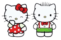 Hello Kitty Christmas Png HD Image