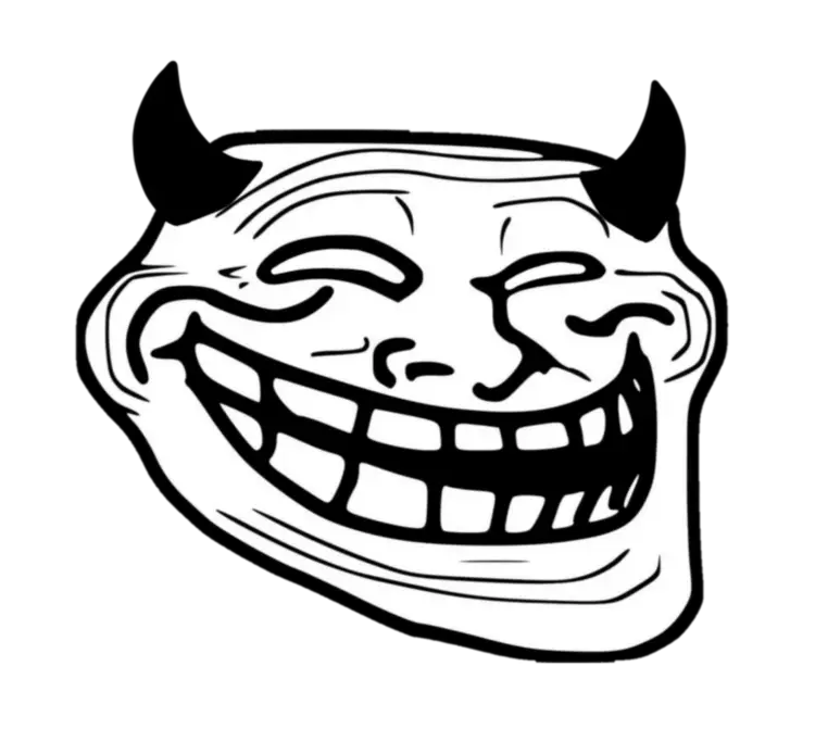 Devil Troll Face Png Image Download